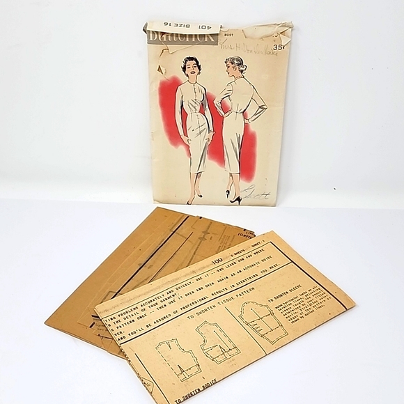 Vintage Butterick Dress Pattern - Picture 3 of 5